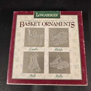Longaberger Christmas Basket‎ Ornaments